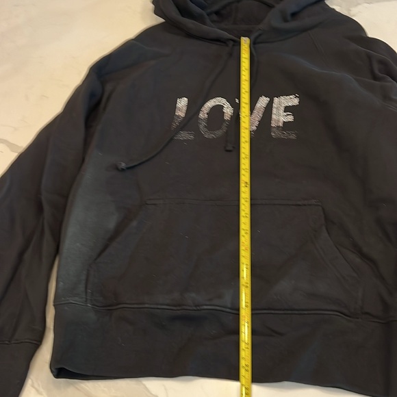 🖤Zadig & Voltaire LOVE Hooded Sweatshirt Size Large - Picture 7 of 7